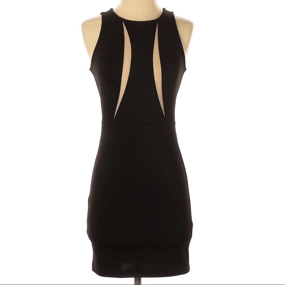 NEW S Sexy Bodycon Cutout Little Black Dress